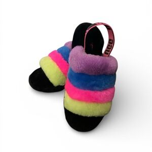 UGG Fluff Yeah Slide
Black Taffy Pink Multi (Women's) 6